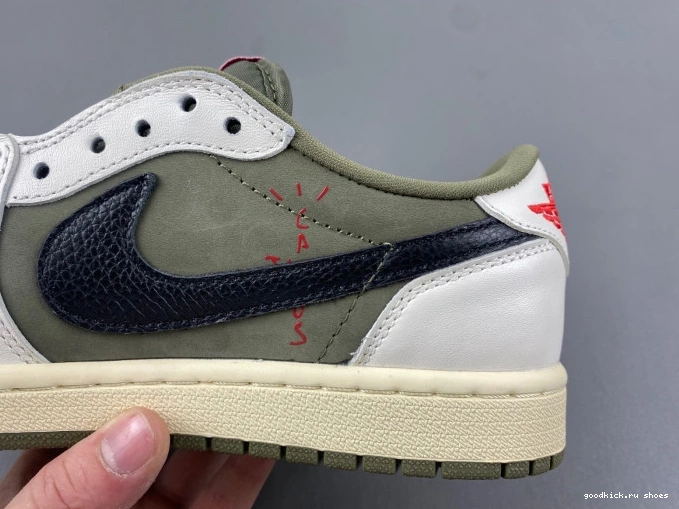 1 X MEDIUM LOW OLIVE OG AIR DM7866-200 SCOTT JORDAN TRAVIS 0719